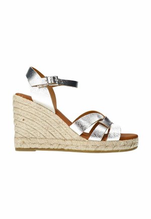 Sandalen met hoge hak - silver