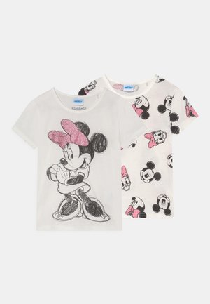 MINNIE MOUSE + MICKEY & FRIENDS 2 PACK - T-Shirt print - white/pink