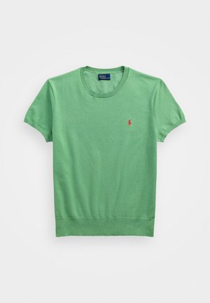 Polo Ralph Lauren PIMA COTTON SHORT SLEEVE PULLOVER - Tricou basic - pistachio