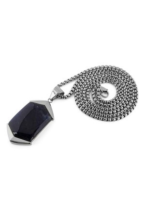 Akitsune Halskette - silver coloured blue