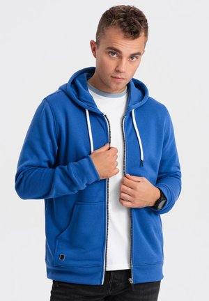 Ombre Mikina na zip - blue