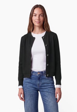 Street One Studio, BLOUSON MIT STRICKÄRMELN UND KNÖPFEN - Gilet - black