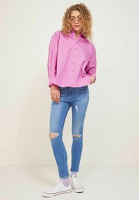 JJXX JXJAMIE LS RELAXED POPLIN - Camicia - super pink