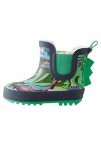 Unselected, green dinosaur print