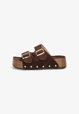 Buonarotti, L5323 - Mules de tacón - brown