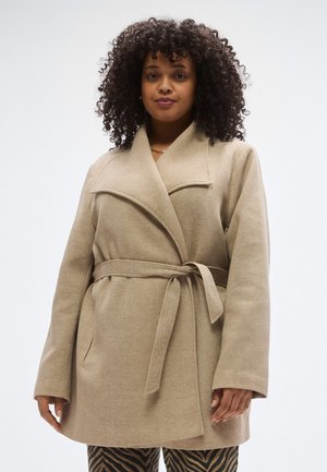 CARSEDONA LIFE BELT COAT - Palton scurt - silver mink melange