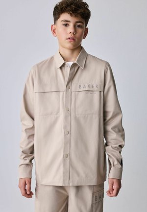 Baker by Ted Baker, REGULAR FIT - STONE SHACKET AND T-SHIRT SET - Kerge jope - stone