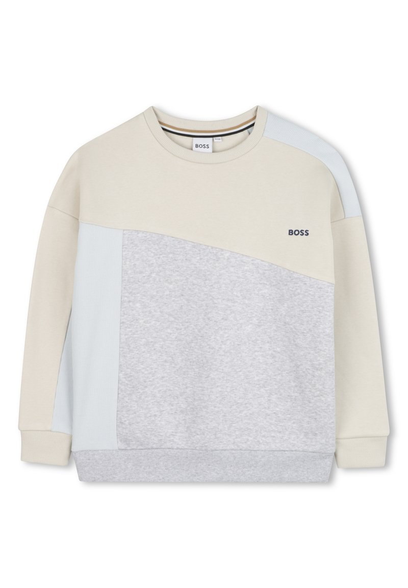 BOSS Kidswear Sweater zandkleur