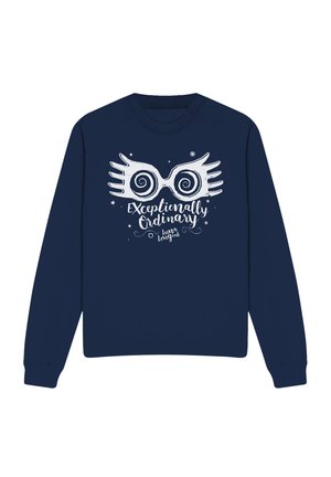 Cotton Soul, HARRY POTTER LUNA LOVEGOOD EXCEPTIONALLY ORDINARY - Sweatshirt - dark blue