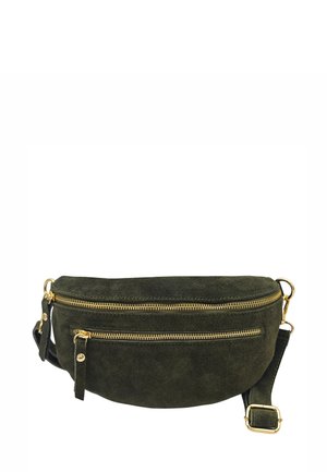 DEMI LUNE MEDIUM - Sac banane - kaki nubuck