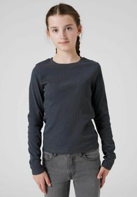 TWO SOON 2ER-PACK - Hosszú ujjú felső - dark grey melange