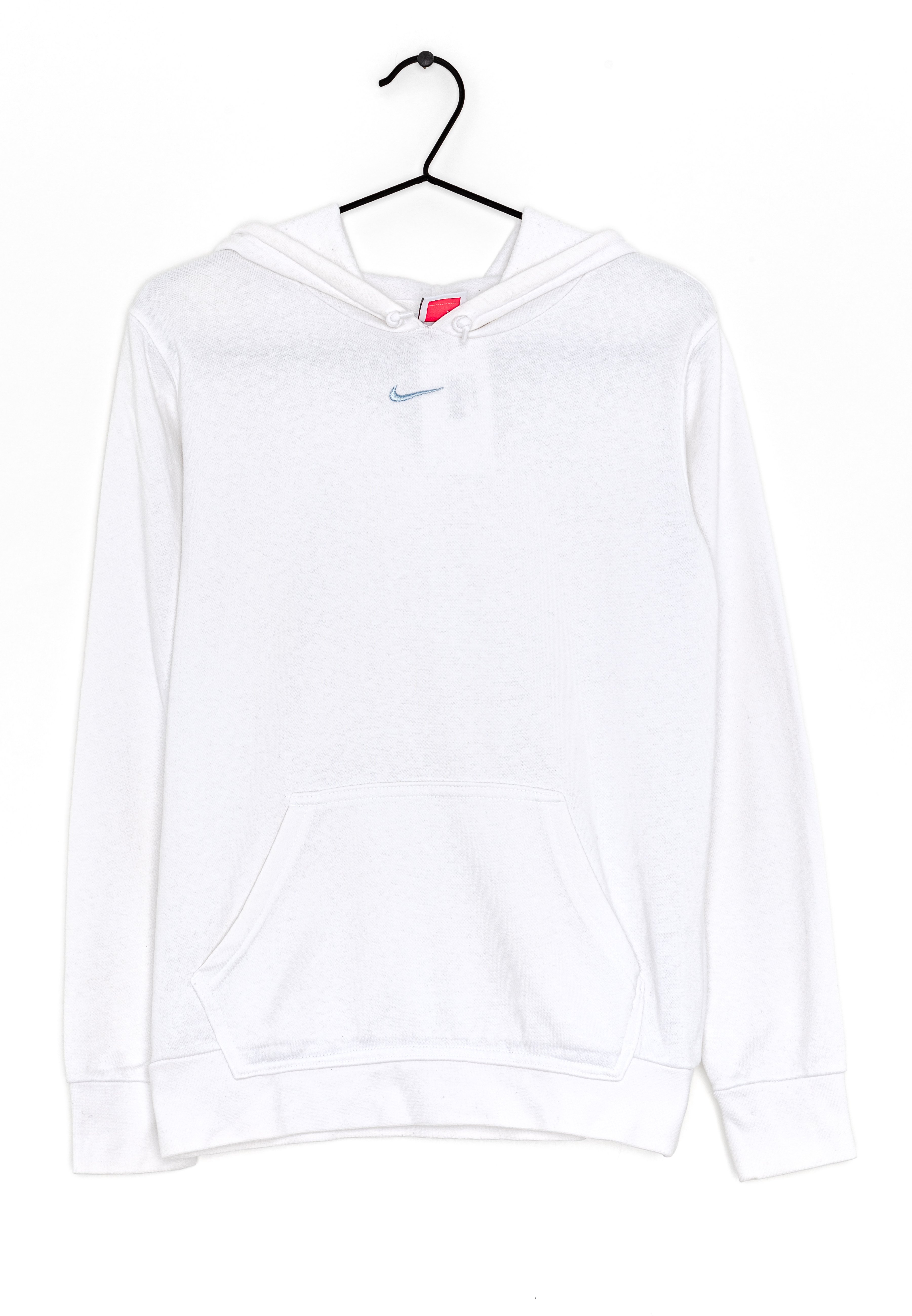 white nike center swoosh hoodie