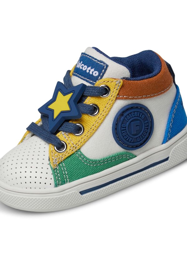 SHIN ZIP – Sneaker low – weiß gelb