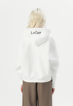 HAYLEY HOODIE - Felpa - white