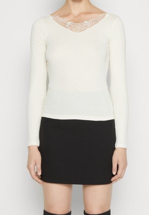 Långärmad tröja - off-white