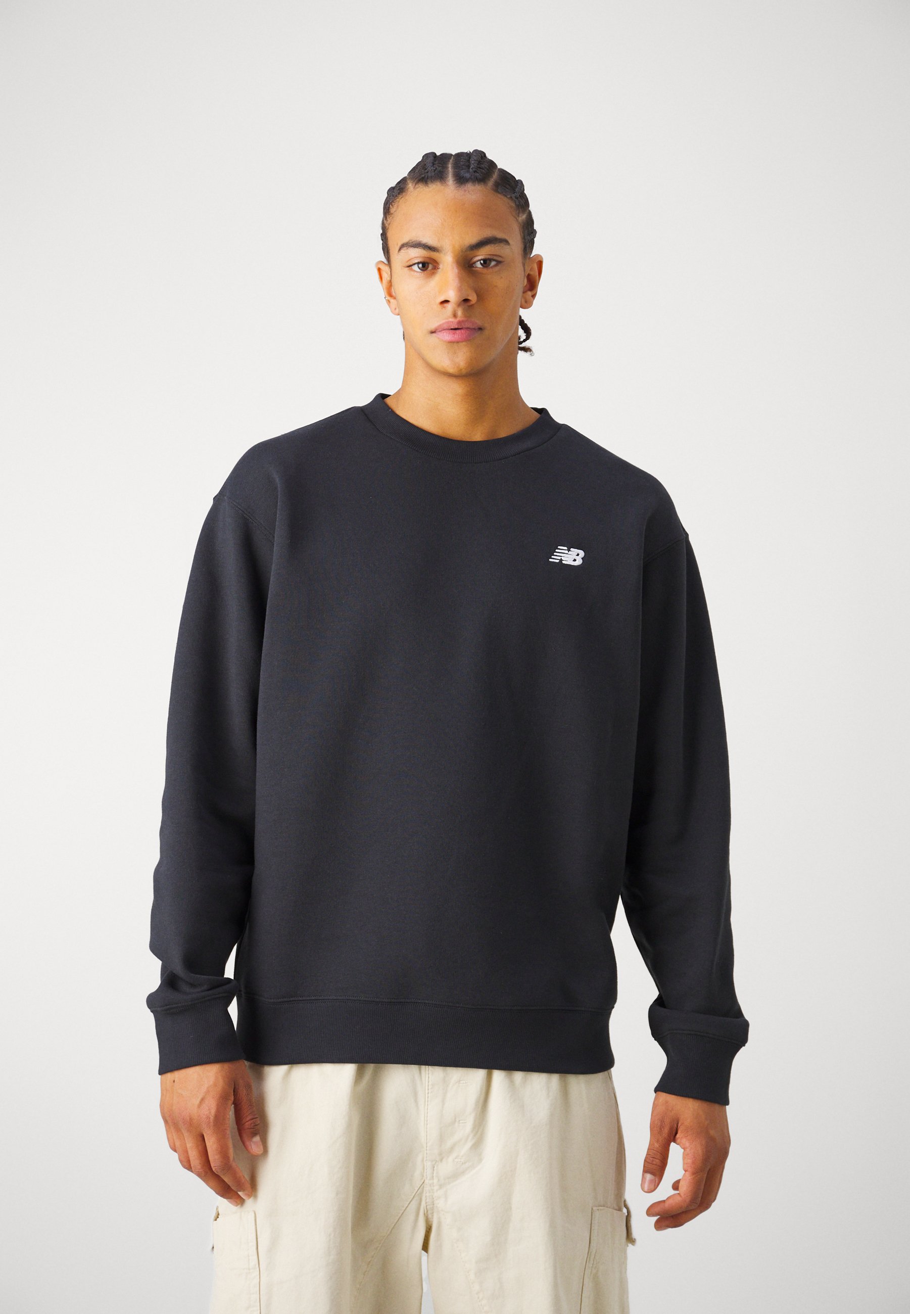 New Balance SPORT ESSENTIALS CREW UNISEX - Sweatshirt - black