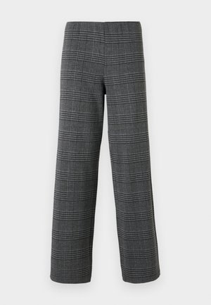 Vero Moda VMBERLIN WIDE PANT - Stoffhose - dark grey/black