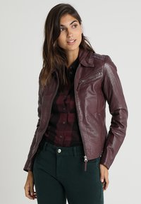 Maze MORELIA - Lederjacke - plum