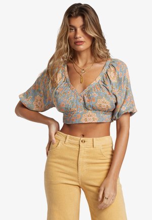 IN THE PALMS - KURZES - Top - blue
