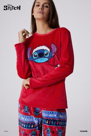 DISNEY STITCH FAMILY CHRISTMAS - Pyjama - blue & red