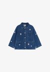 ARKET EMBROIDERED DENIM WORKWEAR JACKET UNISEX - Veste en jean - blue