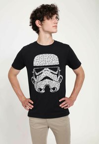 Star Wars STAR WARS: CLASSIC LEOPARD TROOPER UNISEX - Triko s potiskem - black