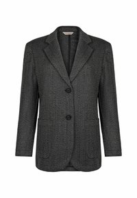 Cappotto corto - schwarz - natural salt pepper