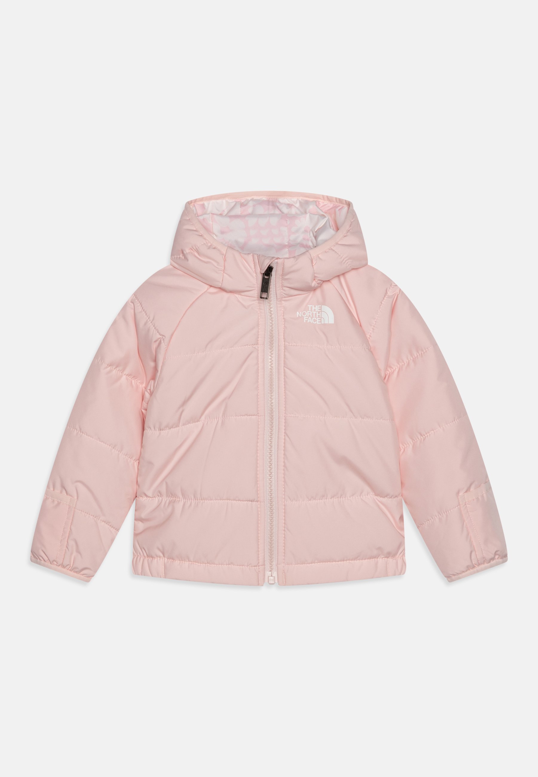 pink reversible north face jacket