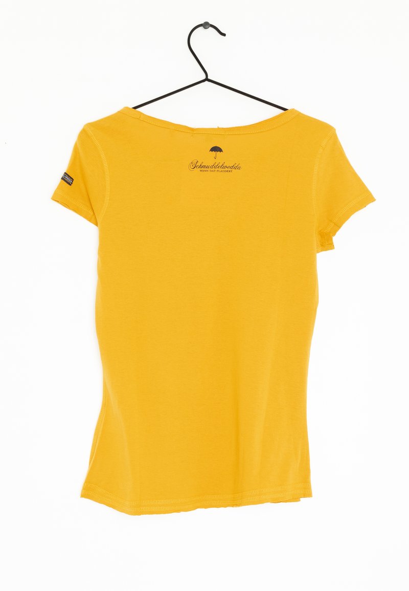 Schmuddelwedda Print T-shirt yellow (Pre-owned) Zalando