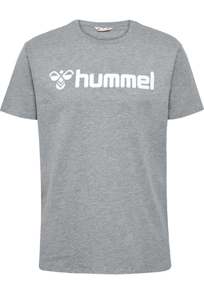 Hummel - T-Shirt print - grey melange, Vergrößern