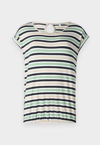 PRINTED AND STRIPED - T-shirts med print - green shades