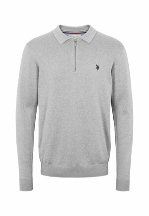 U.S. Polo Assn., UMDAVE - Poloshirt - grey melange