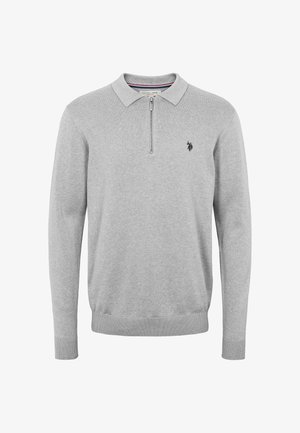 U.S. Polo Assn., UMDAVE - Poloshirt - grey melange