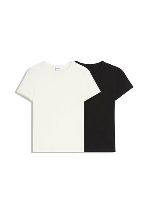 PACK OF 2- SHORT SLEEVE - T-Shirt basic - white