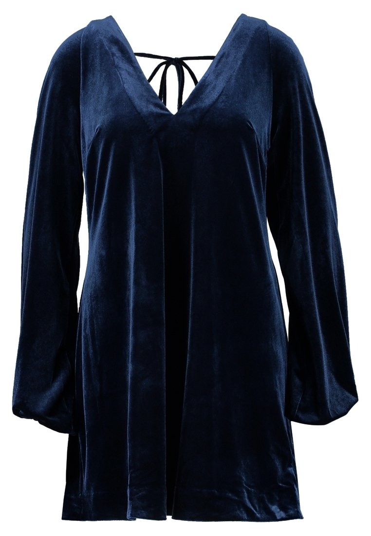 Free People Day dress - dark-blue denim - (Pre-owned) - Zalando.ie