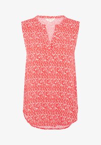 Unselected, mandarin red graphic print