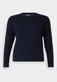 Tommy Hilfiger Curve CABLE - Jumper - desert sky