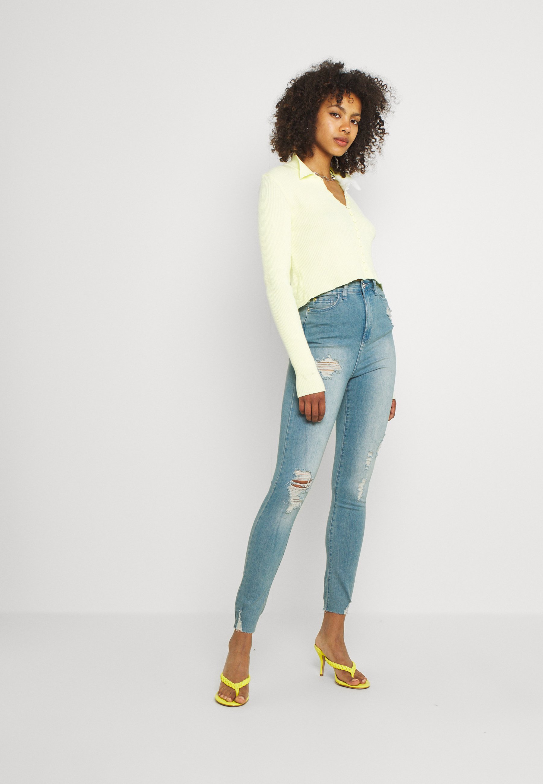 Missguided SINNER HIGHWAISTED DESTROYED 