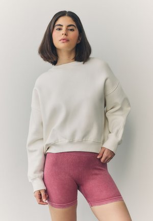 REGULAR FIT - WASHED LENGTH CYCLING - Pantaloni scurți - mottled pink