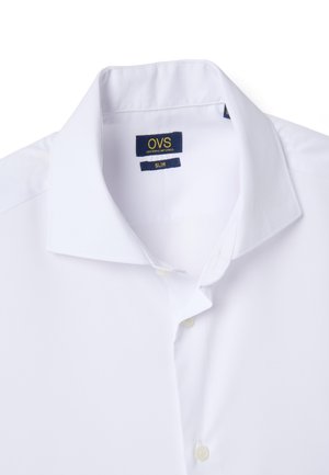 OVS, SLIM FIT WHITE SHIRT WITH FRENCH COLLAR - Camicia - optical white
