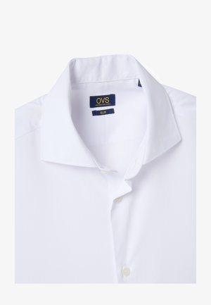OVS, SLIM FIT WHITE SHIRT WITH FRENCH COLLAR - Camicia - optical white