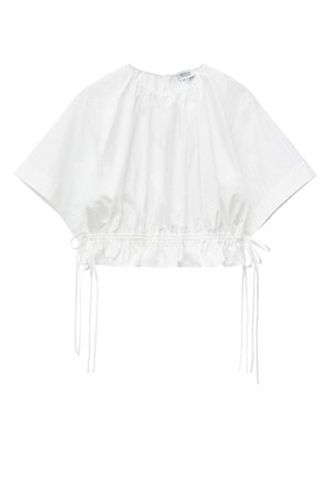 & OTHER STORIES, & OTHER STORIES DRAWSTRING TOP - Blouse - white