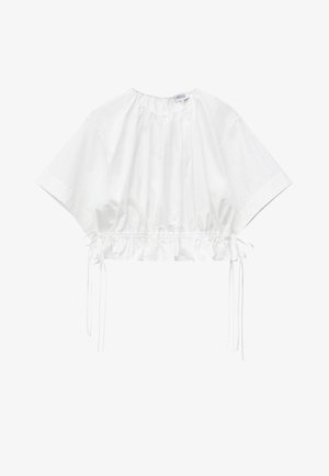 & OTHER STORIES, & OTHER STORIES DRAWSTRING TOP - Blouse - white