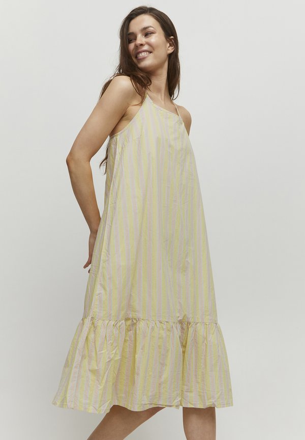 BYGAMINE STRAP DRESS - Day dress - lemon meringue mix