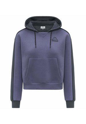 Felpa con cappuccio - violet bluish grey ink