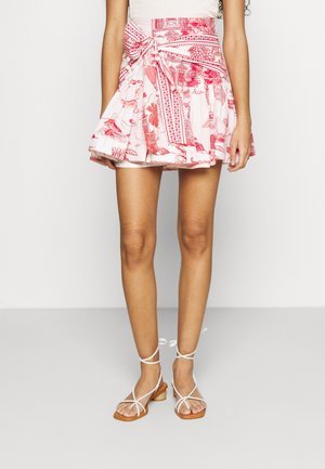 Falda acampanada - off-white