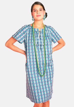 LARGE CAFE - Day dress - bleu petrole