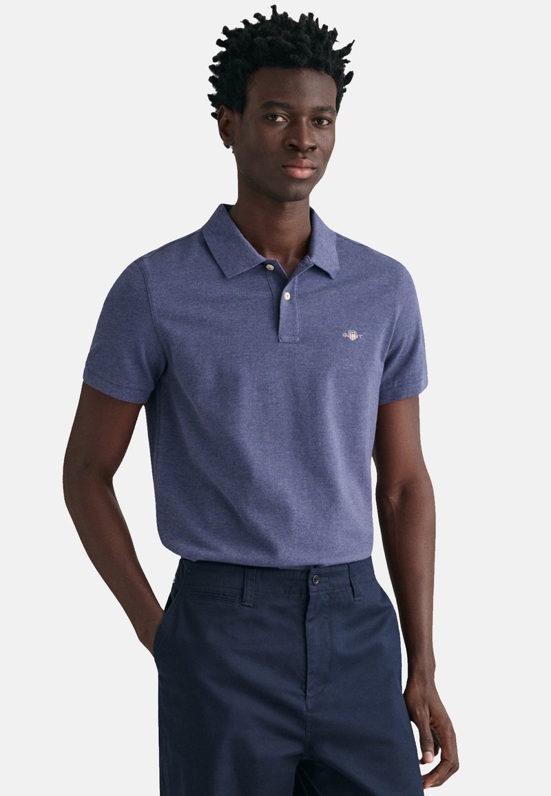 GANT SLIM SHIELD  - Polo - dunkelblau