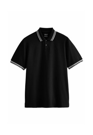 TIPPED REGULAR FIT - Polo marškinėliai - metallic black