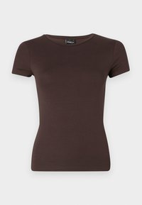 SOFT TOUCH - Osnovna majica kratkih rukava - seal brown